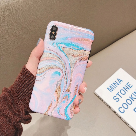 NEW iPhone XS/X Swirl Marble Case - Picture 3 of 6